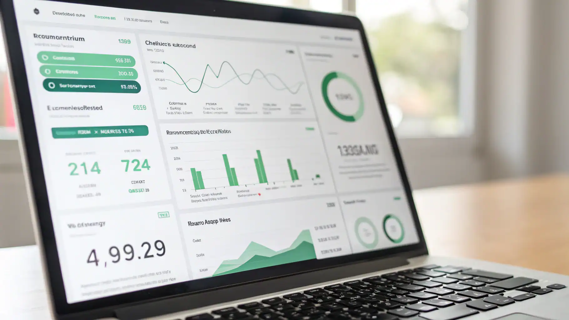 Dashboard theo dõi hiệu suất hoạt động của doanh nghiệp
