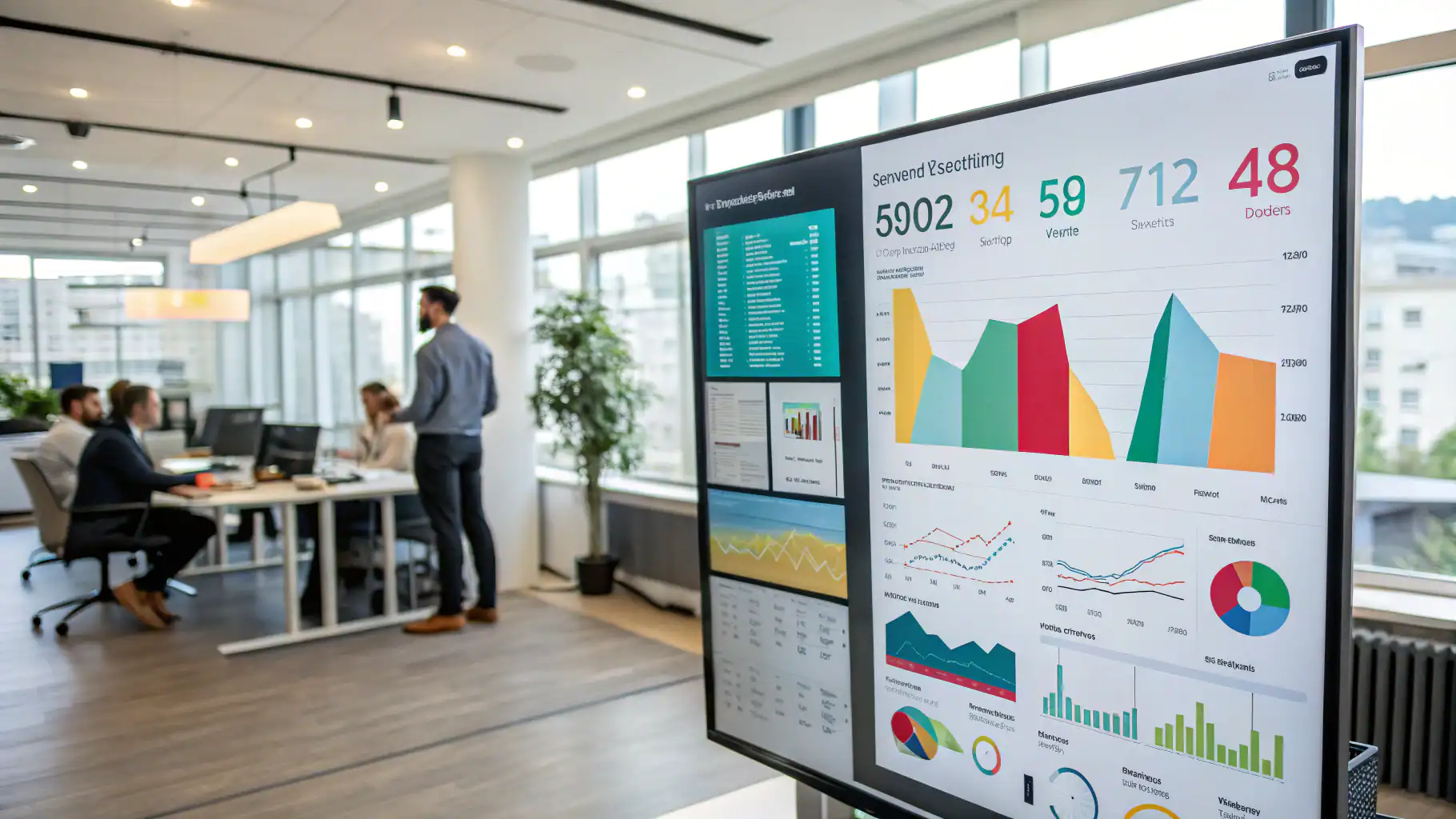 Biểu đồ phân tích hiệu suất chiến dịch marketing