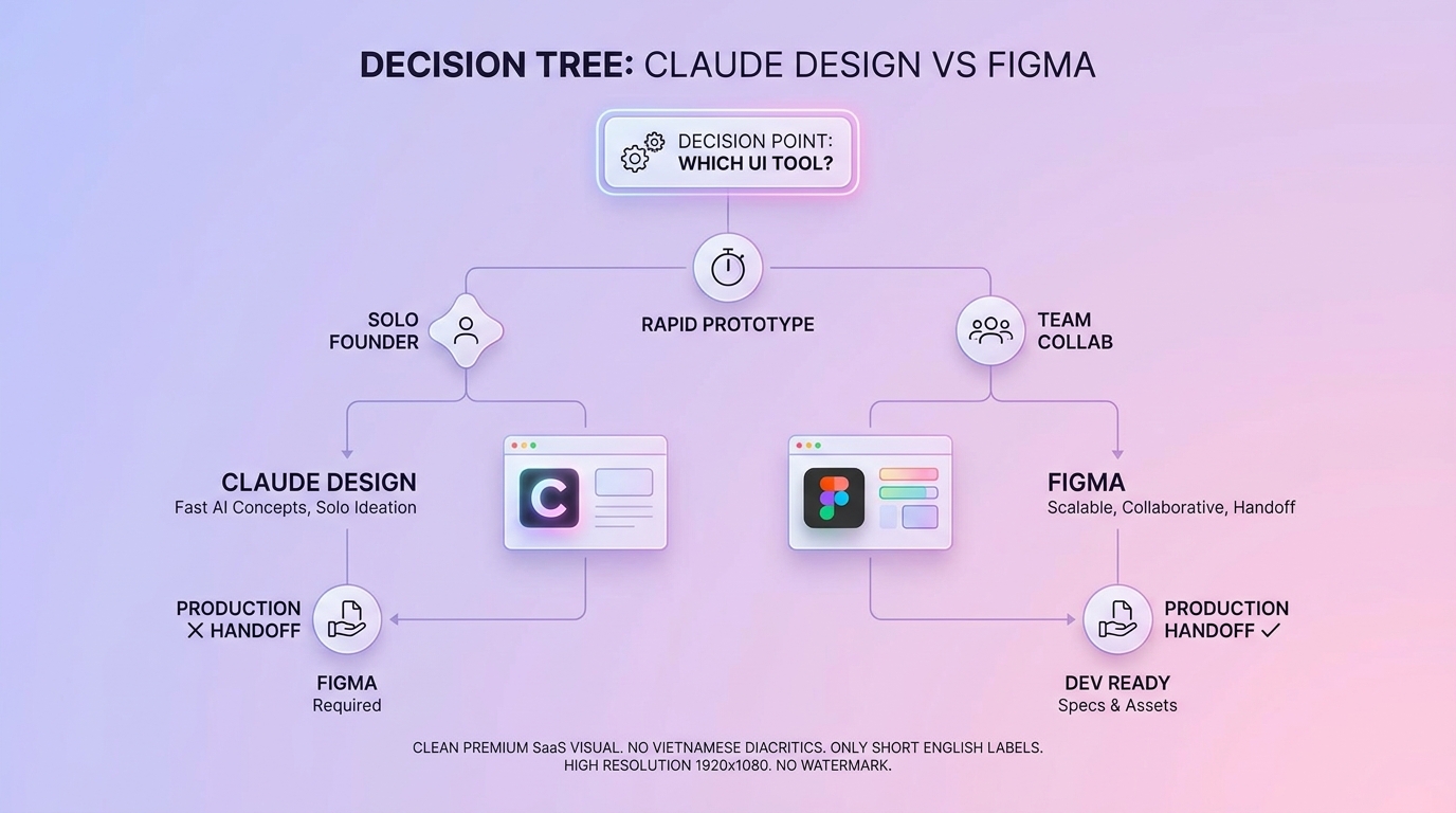 Claude Design khi nào nên dùng - quyết định prototype vs production