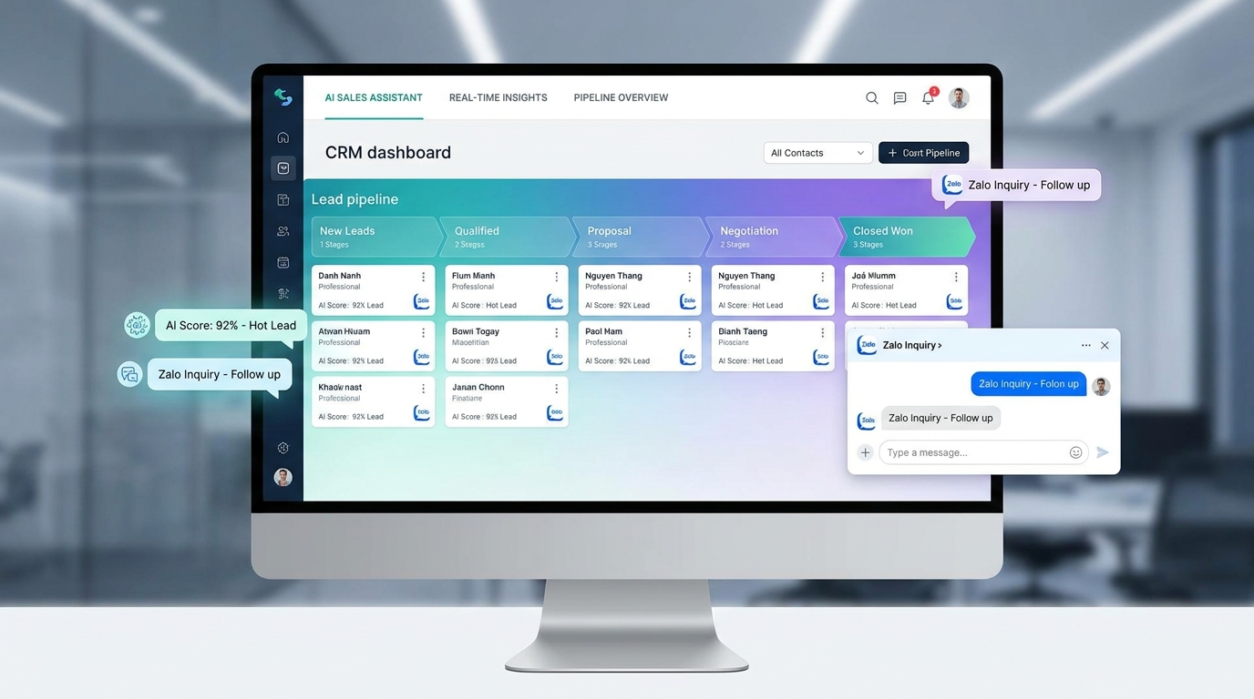 AI Sales Assistant, demo và ROI thực tế cho SME Việt 2026