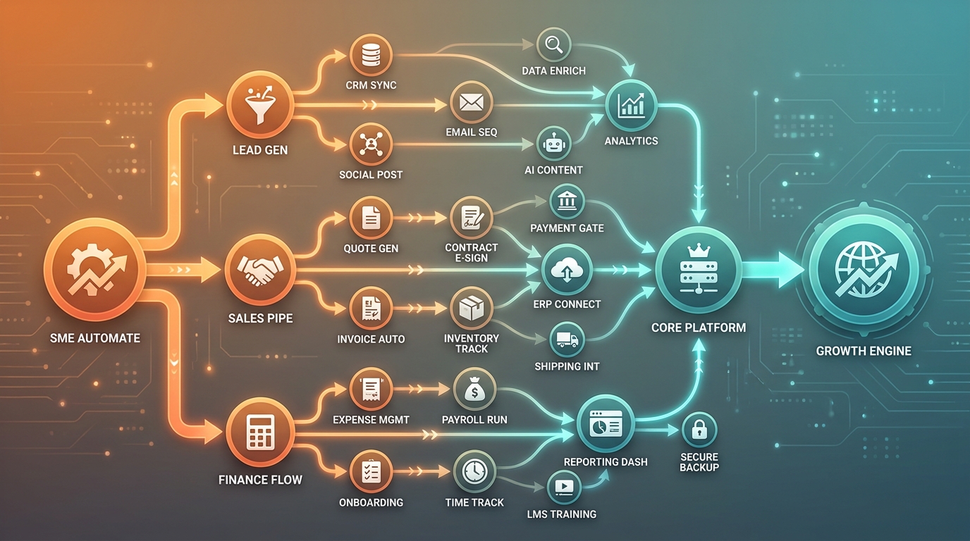 Flowchart ưu tiên automation — từ quick win đến complex workflow