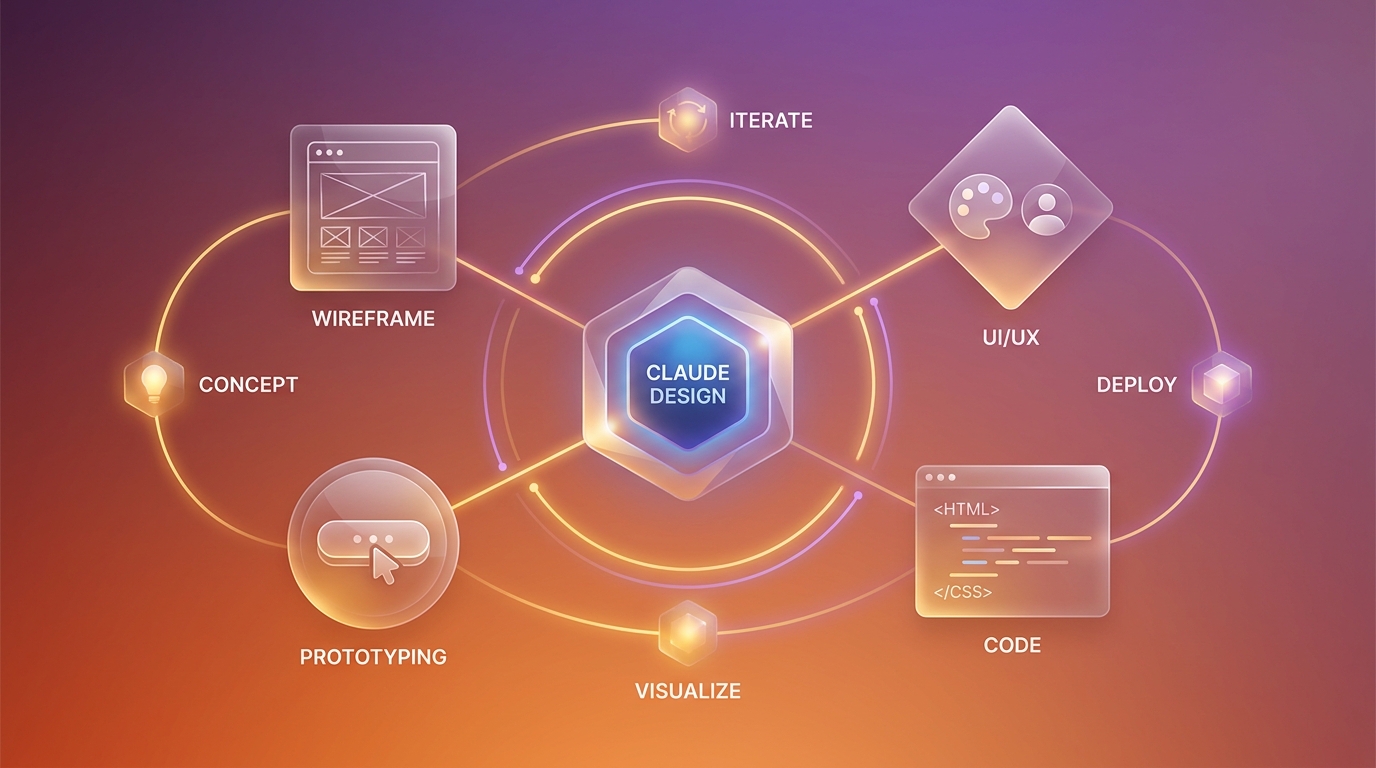 Claude Design architecture, AI xử lý ngôn ngữ tự nhiên thành UI component