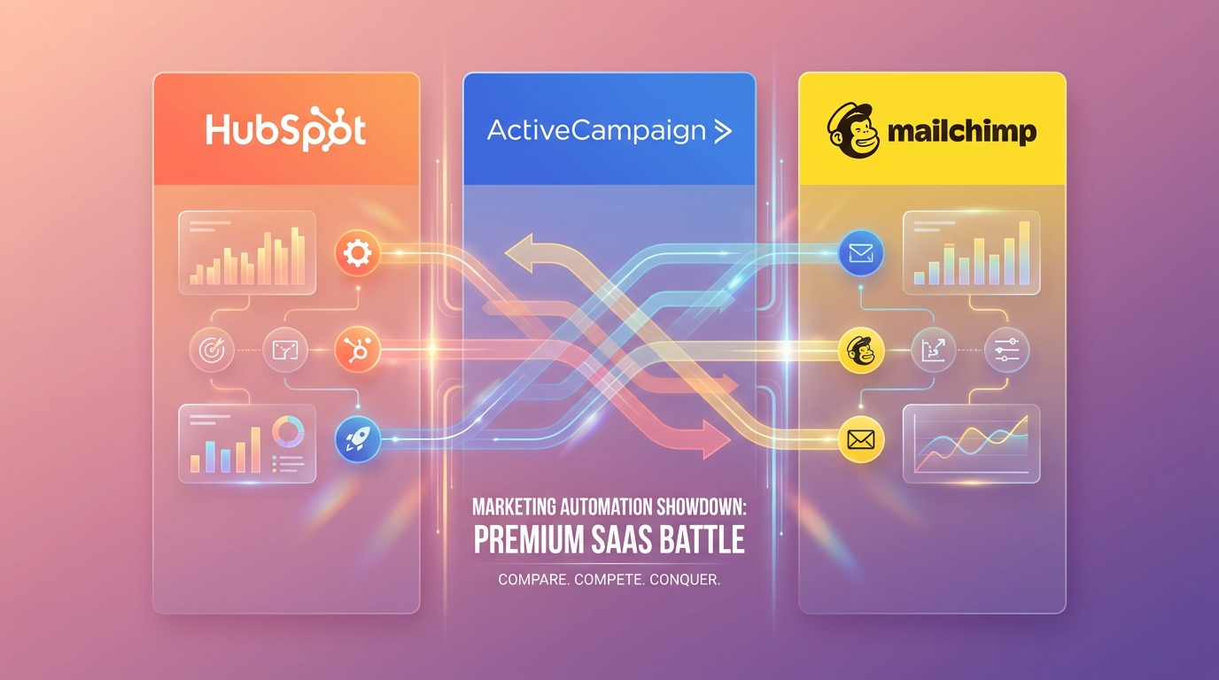 HubSpot vs ActiveCampaign vs Mailchimp, so sánh platform 2026