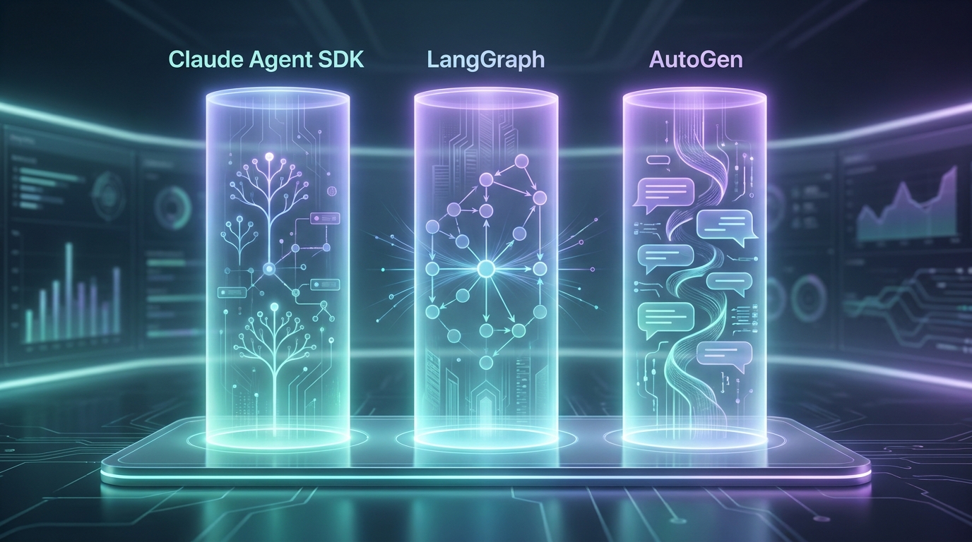 So sánh ba framework multi-agent: Claude Agent SDK, LangGraph, AutoGen