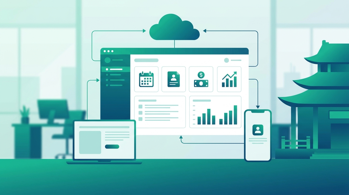 Kiến trúc module phần mềm quản lý phòng khám, từ EHR trung tâm tới các module vệ tinh booking, billing, lab