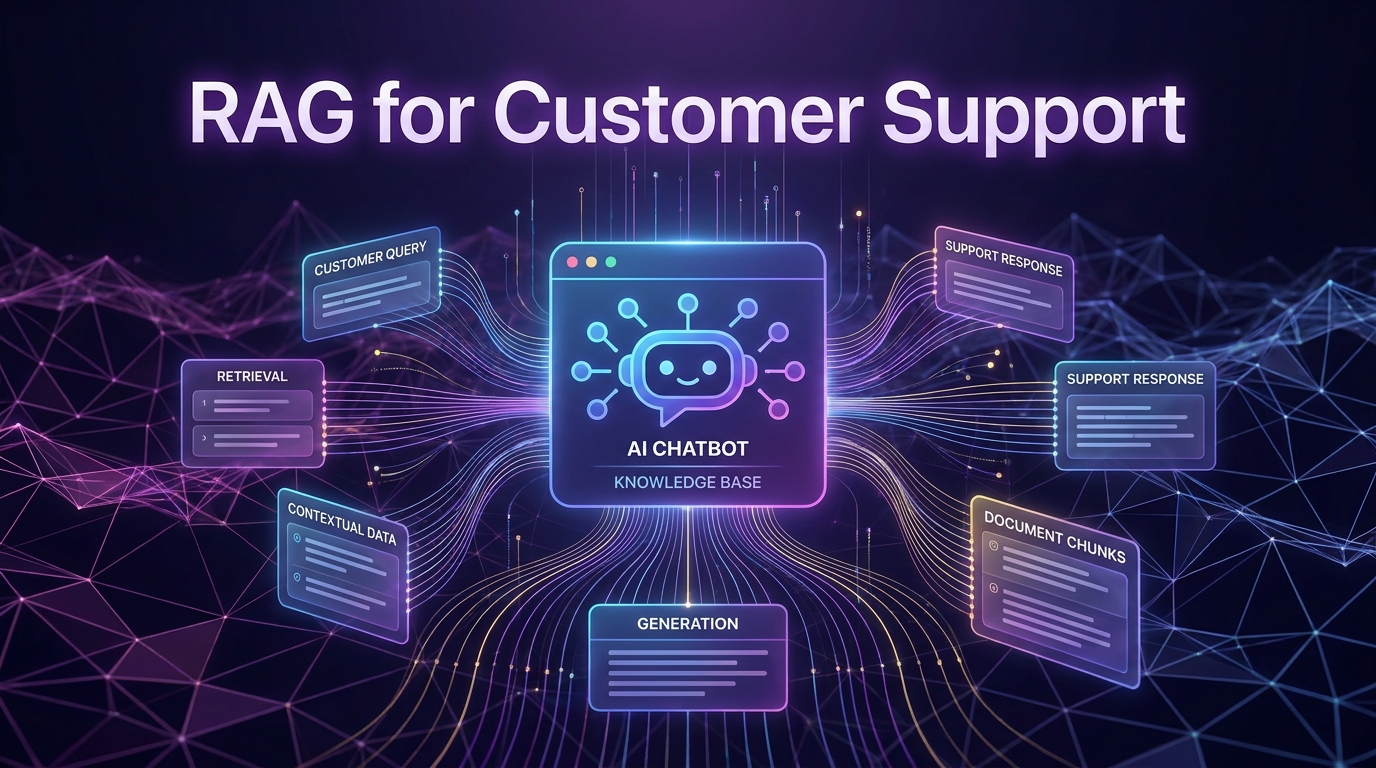 RAG cho customer support - chatbot tự trả lời từ knowledge base 2026