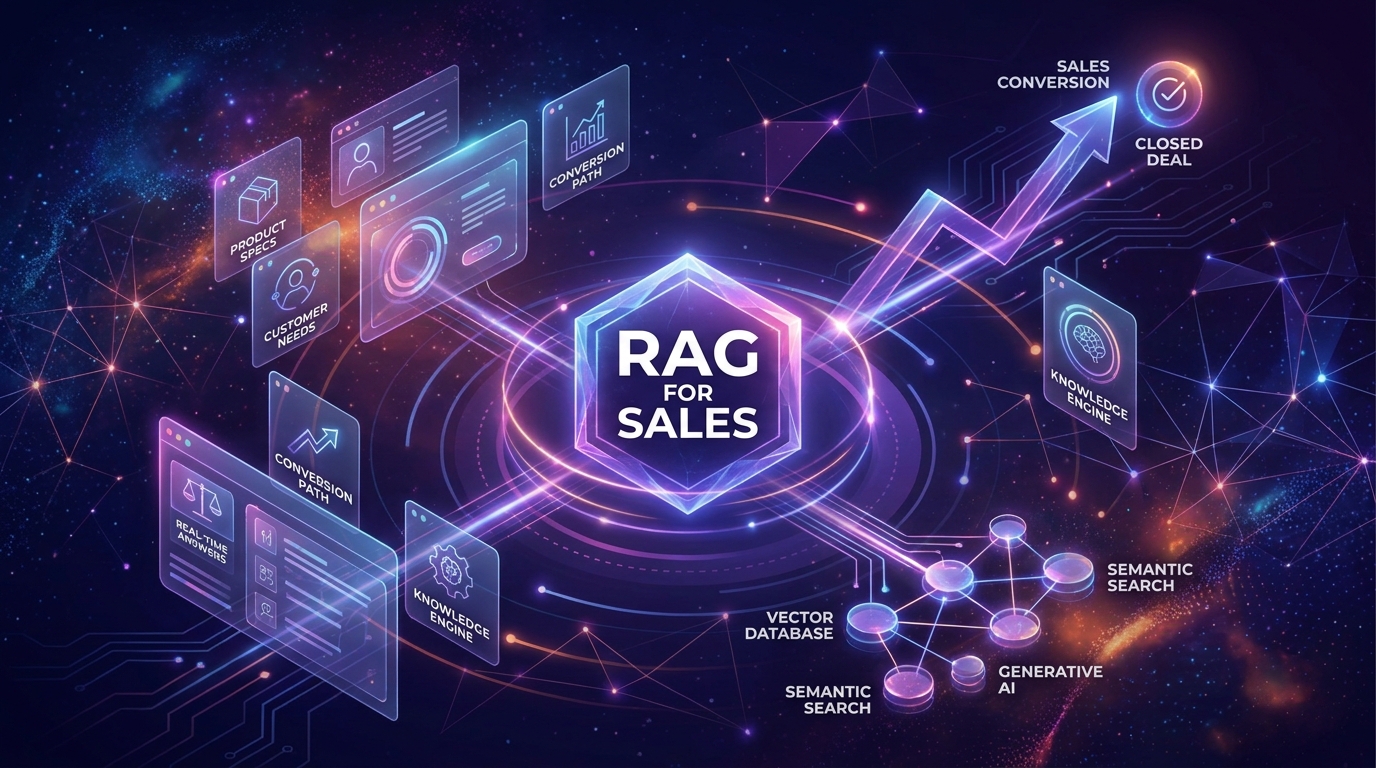 RAG cho sales - chatbot tự trả lời câu hỏi sản phẩm cho khách 2026