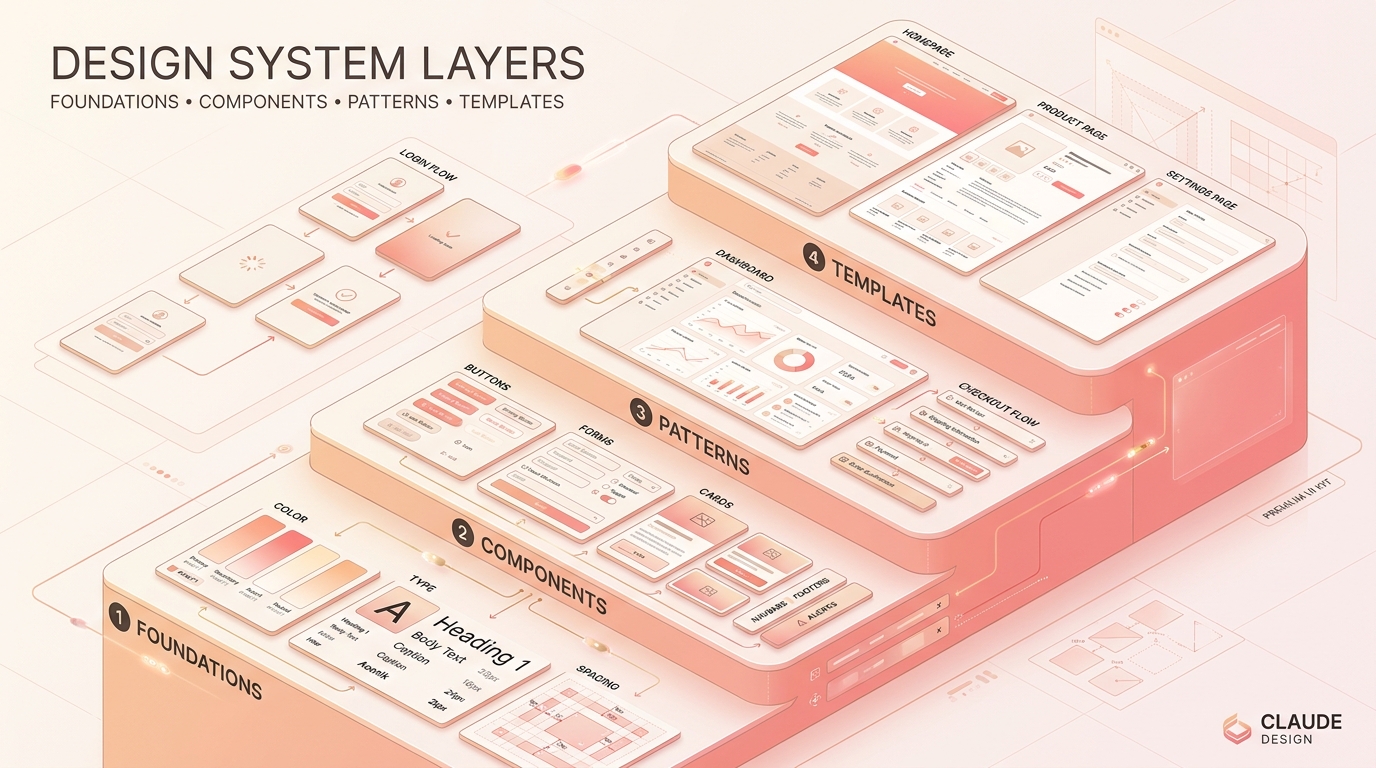Design system components grid layout