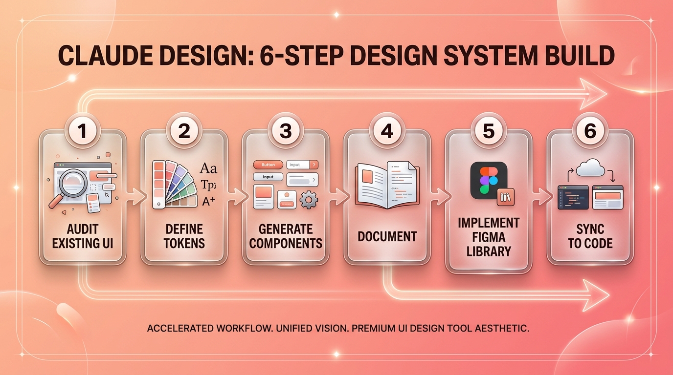 Workflow 6 bước build design system