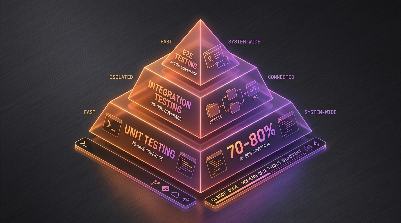 Test pyramid concept architecture