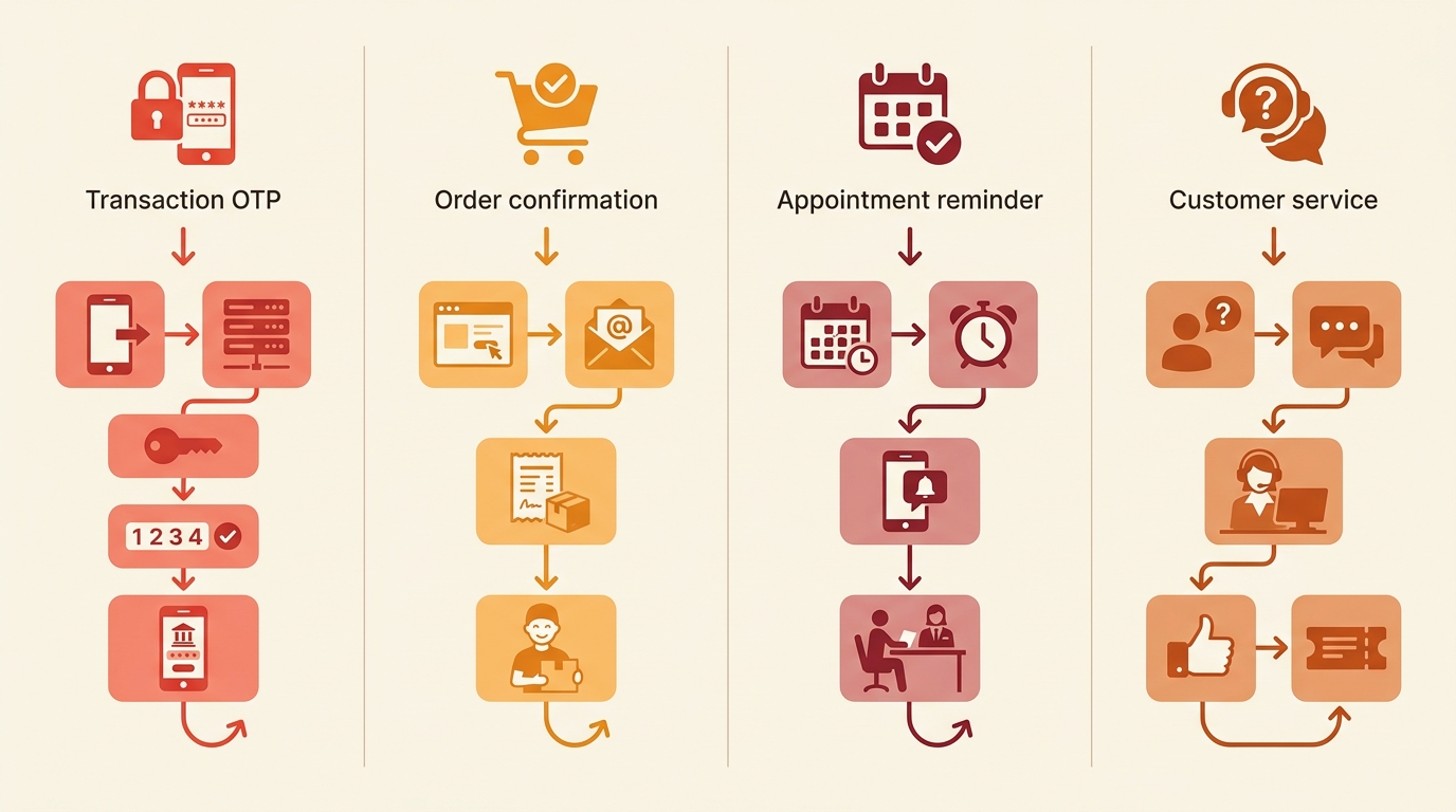 ZNS workflow stages chatbot Zalo OA pipeline