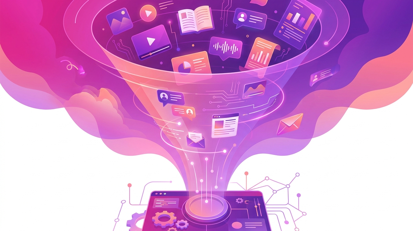 Top of funnel concept content marketing awareness layer
