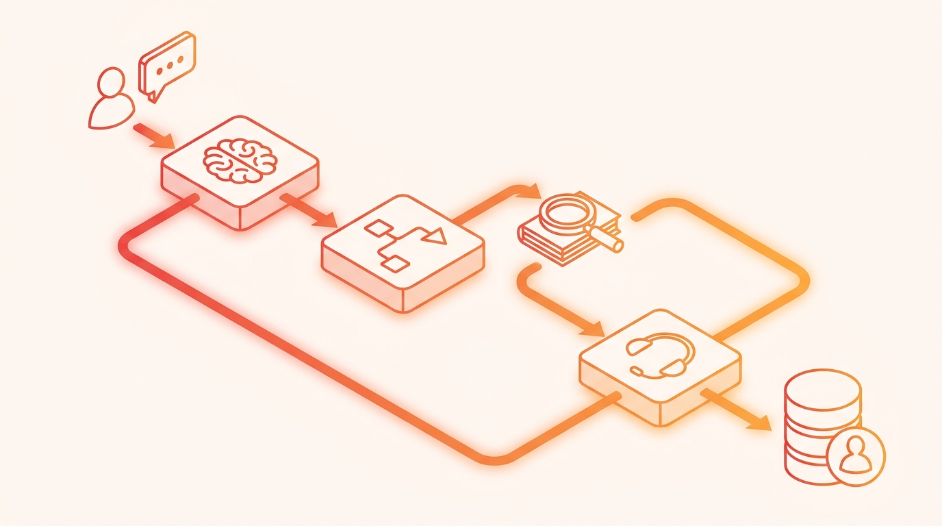 Architecture chatbot Zalo OA 6 layers concept