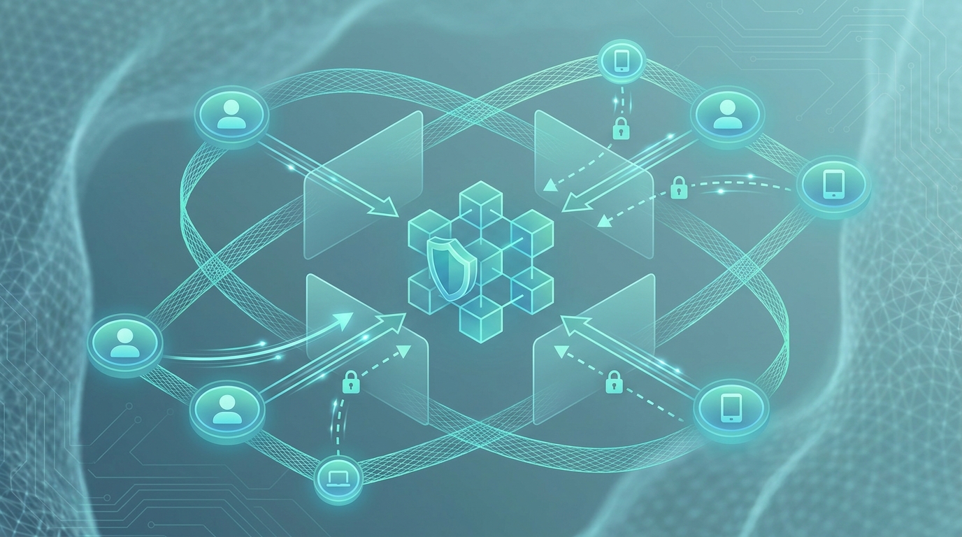 MCP client server database architecture isometric diagram