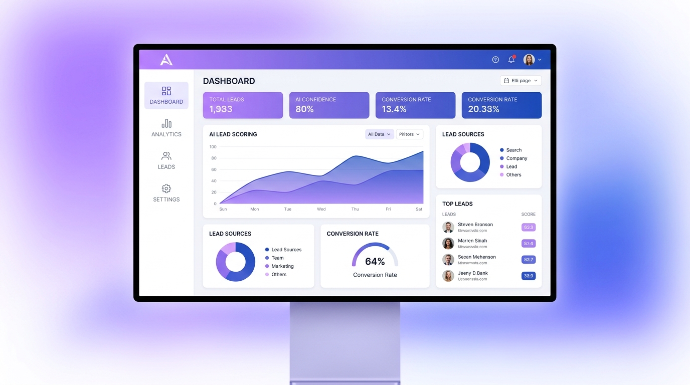 Biểu đồ ROI so sánh giữa doanh nghiệp BĐS dùng AI lead scoring và không dùng, kèm timeline kết quả