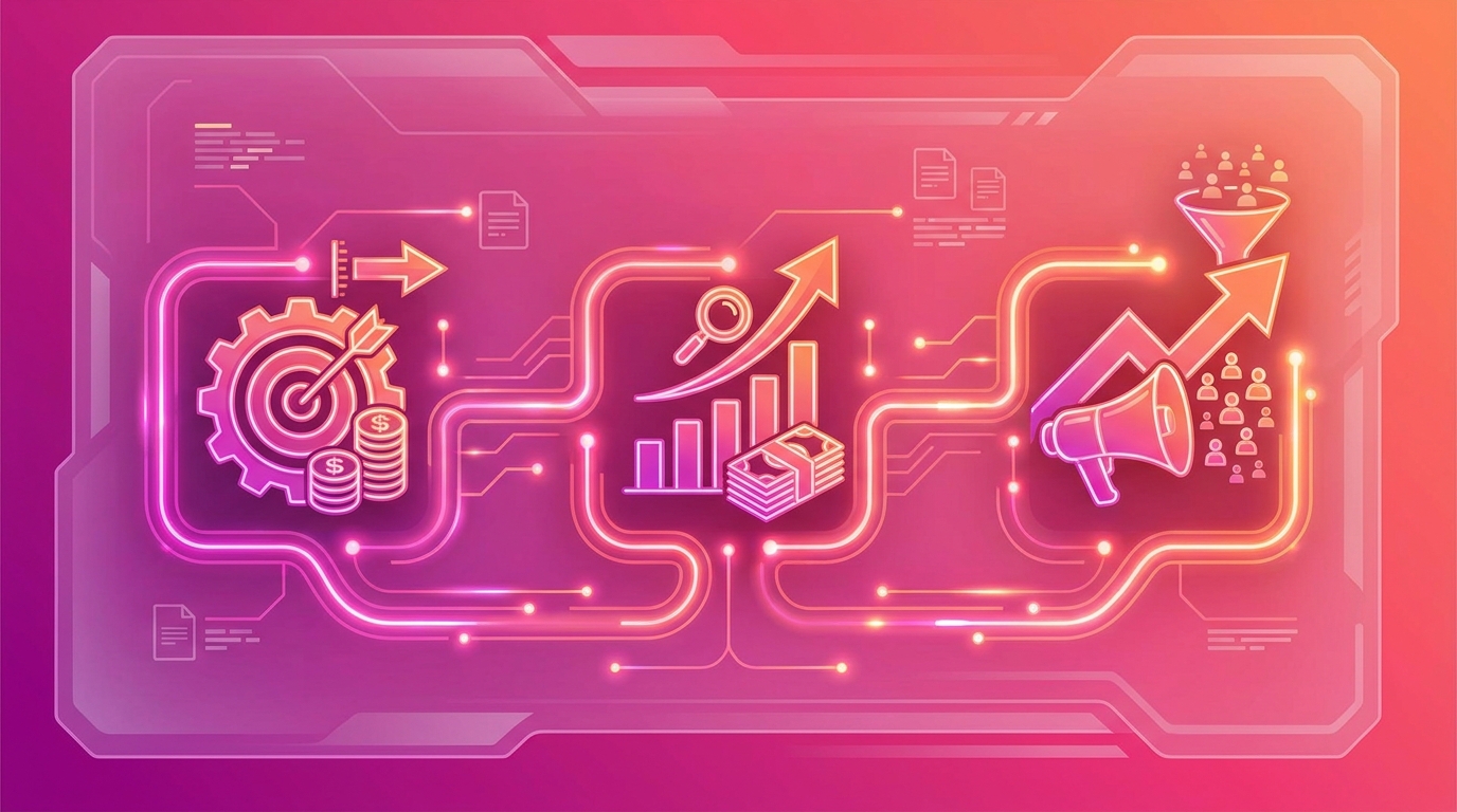 Minh hoạ so sánh các chiến lược Google Ads Smart Bidding Target CPA Target ROAS Maximize Conversions