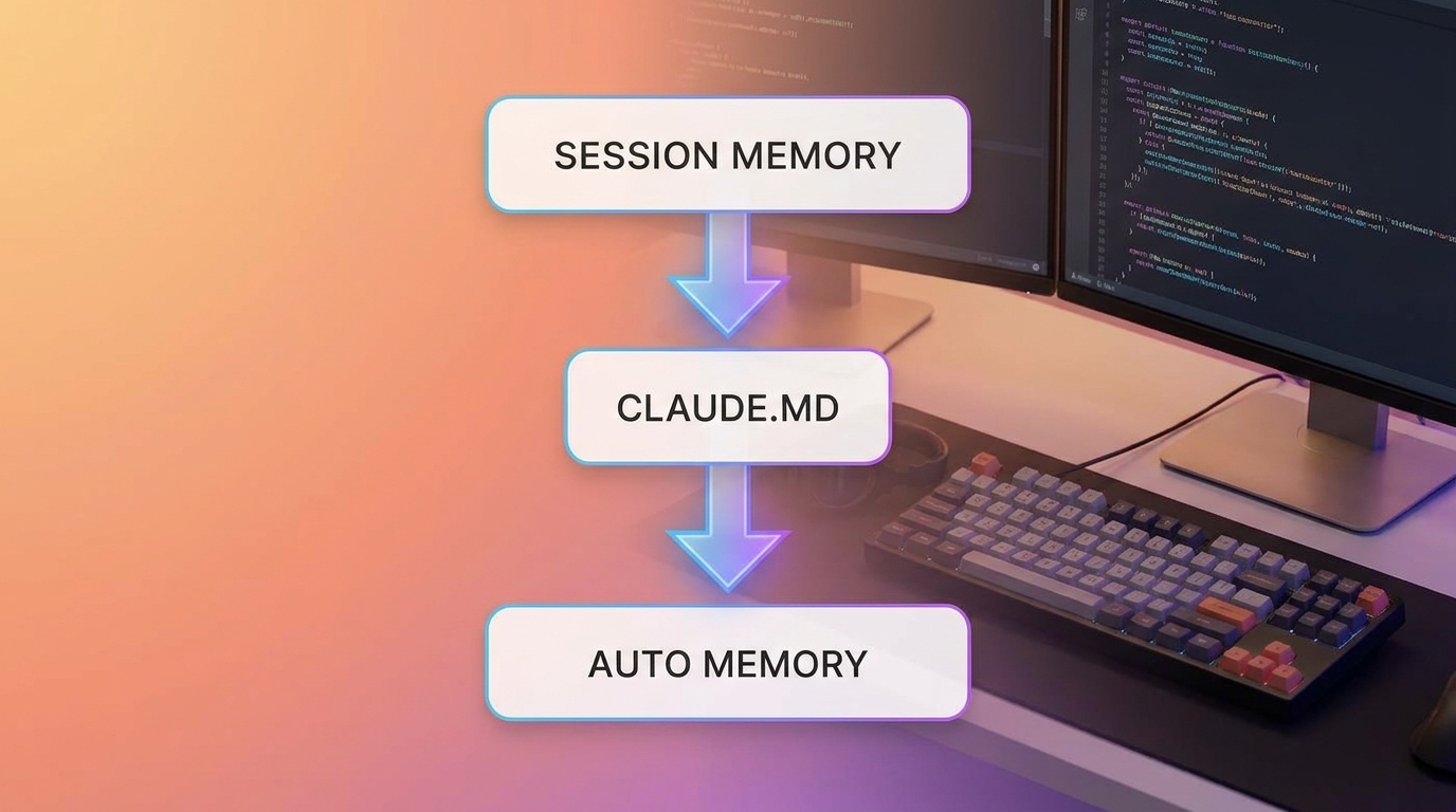 Kien truc 3 lop memory: CLAUDE.md, Auto Memory va claude-mem plugin