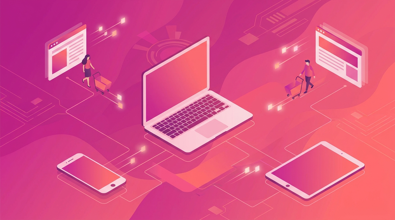 Minh hoạ retargeting automation theo dõi user qua nhiều thiết bị và platform