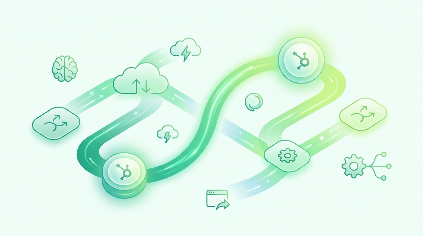 Claude AI tích hợp với HubSpot CRM dashboard