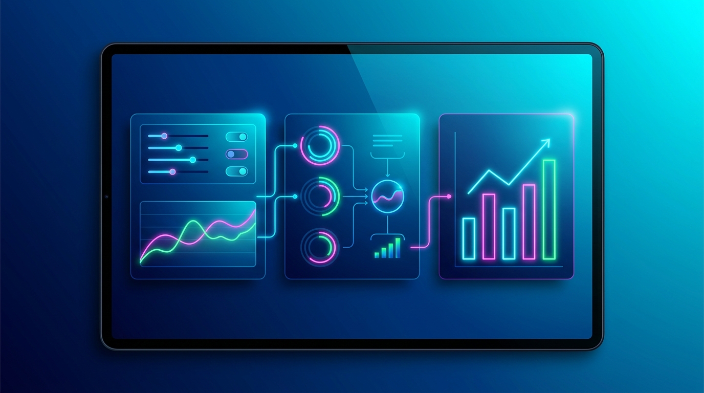Calculator dashboard step-by-step cho revenue metrics