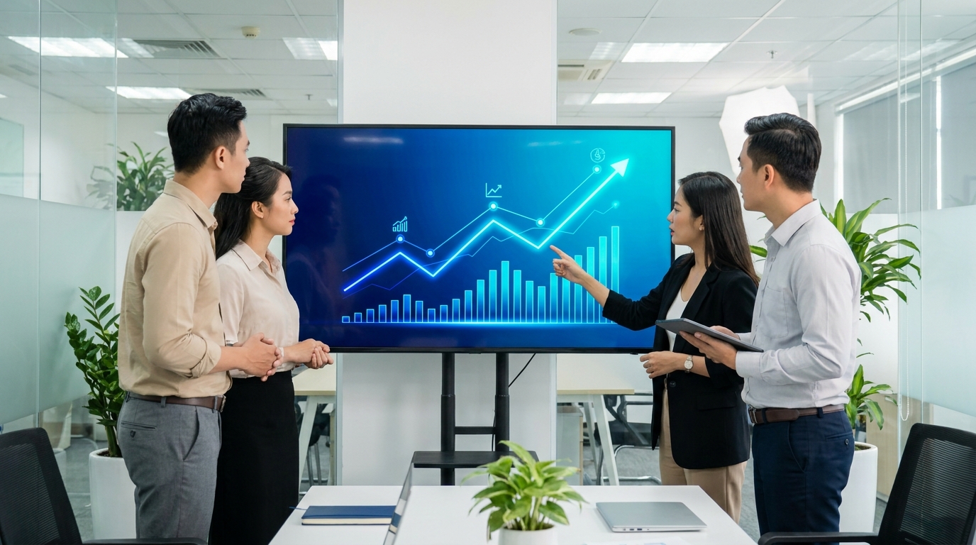 Team SME Việt phân tích biểu đồ AOV growth 90 ngày