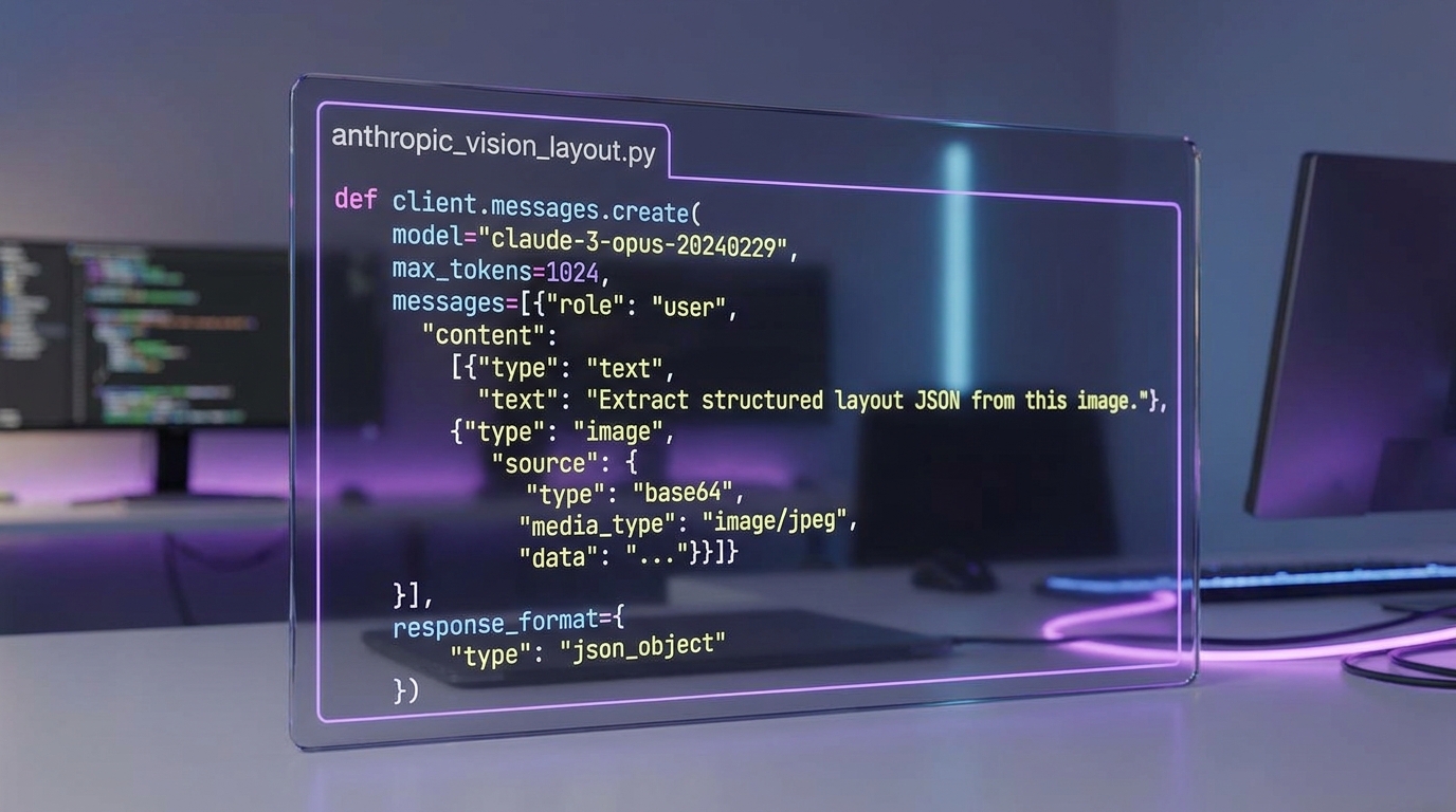 Code editor glass panel