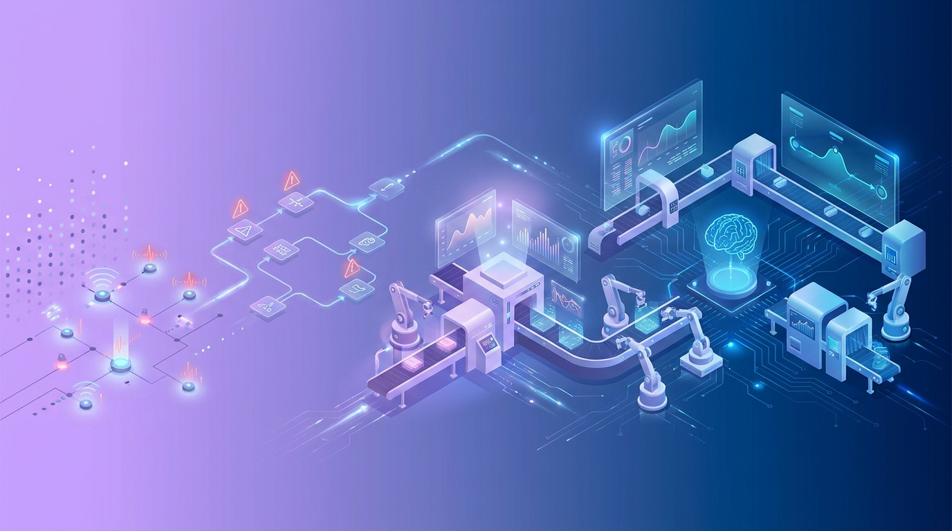 Hình minh họa mô hình cảnh báo nên bắt đầu từ đâu? trong chủ đề AI predictive maintenance sản xuất