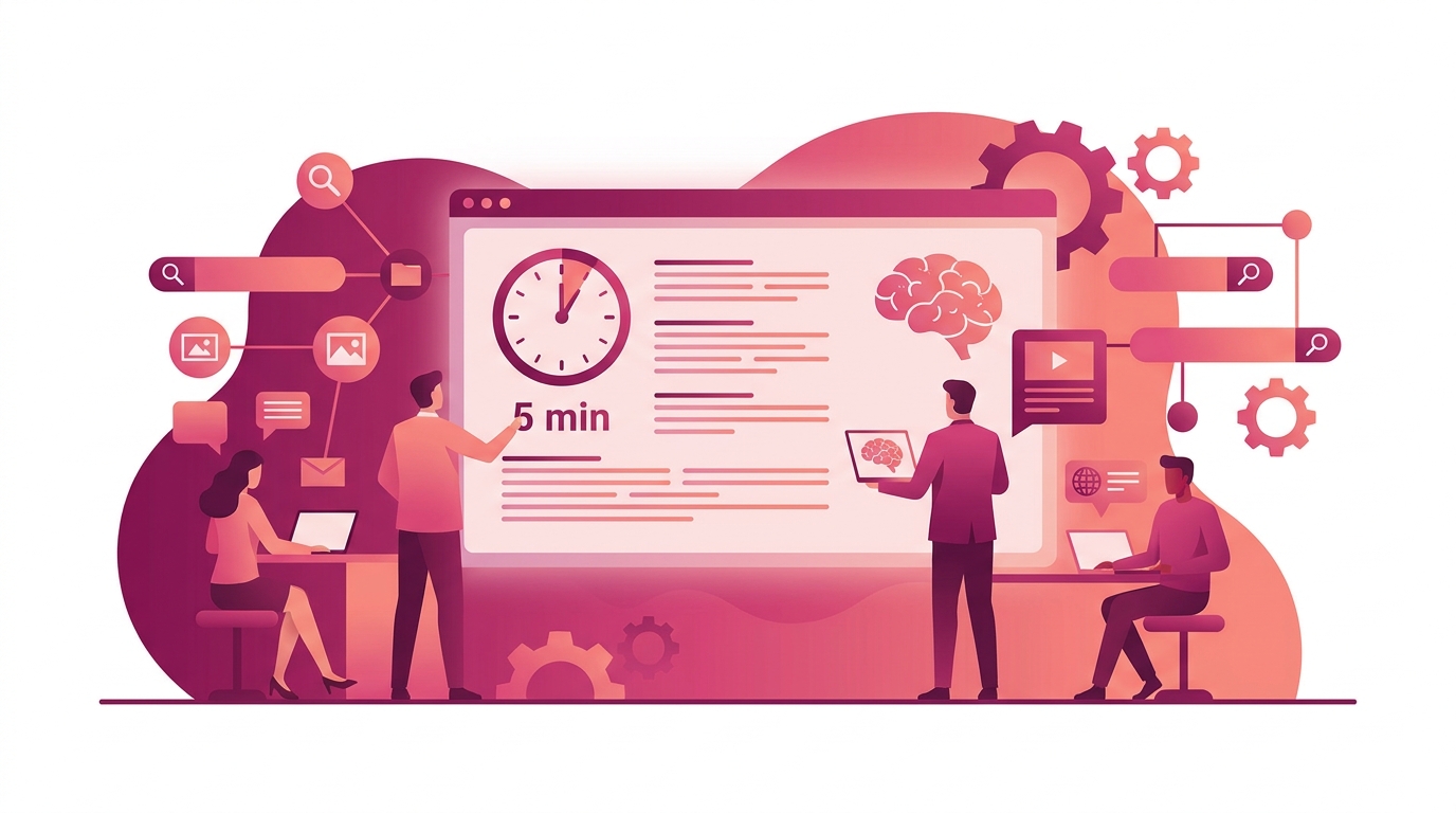 Hình minh họa tạo brief trong 5 phút thế nào? trong chủ đề AI SEO content brief