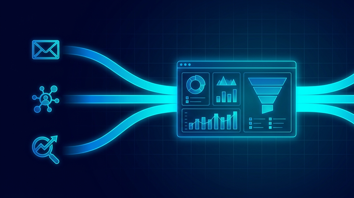 Multi-channel attribution flow