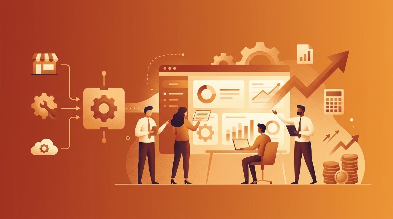 Hình minh họa dashboard roi nên hiển thị gì? trong chủ đề automation ROI calculator SME