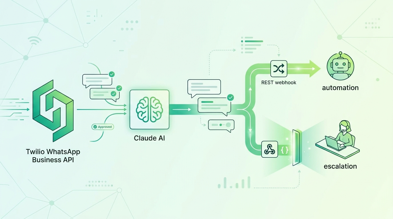 Twilio WhatsApp Business API với Claude AI