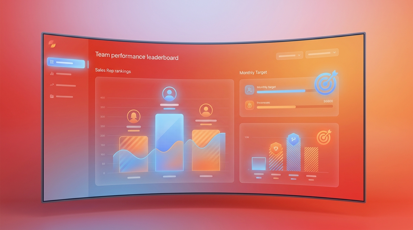 Dashboard ZaloCRM hiện đại trên màn hình rộng với biểu đồ doanh số và pipeline sale
