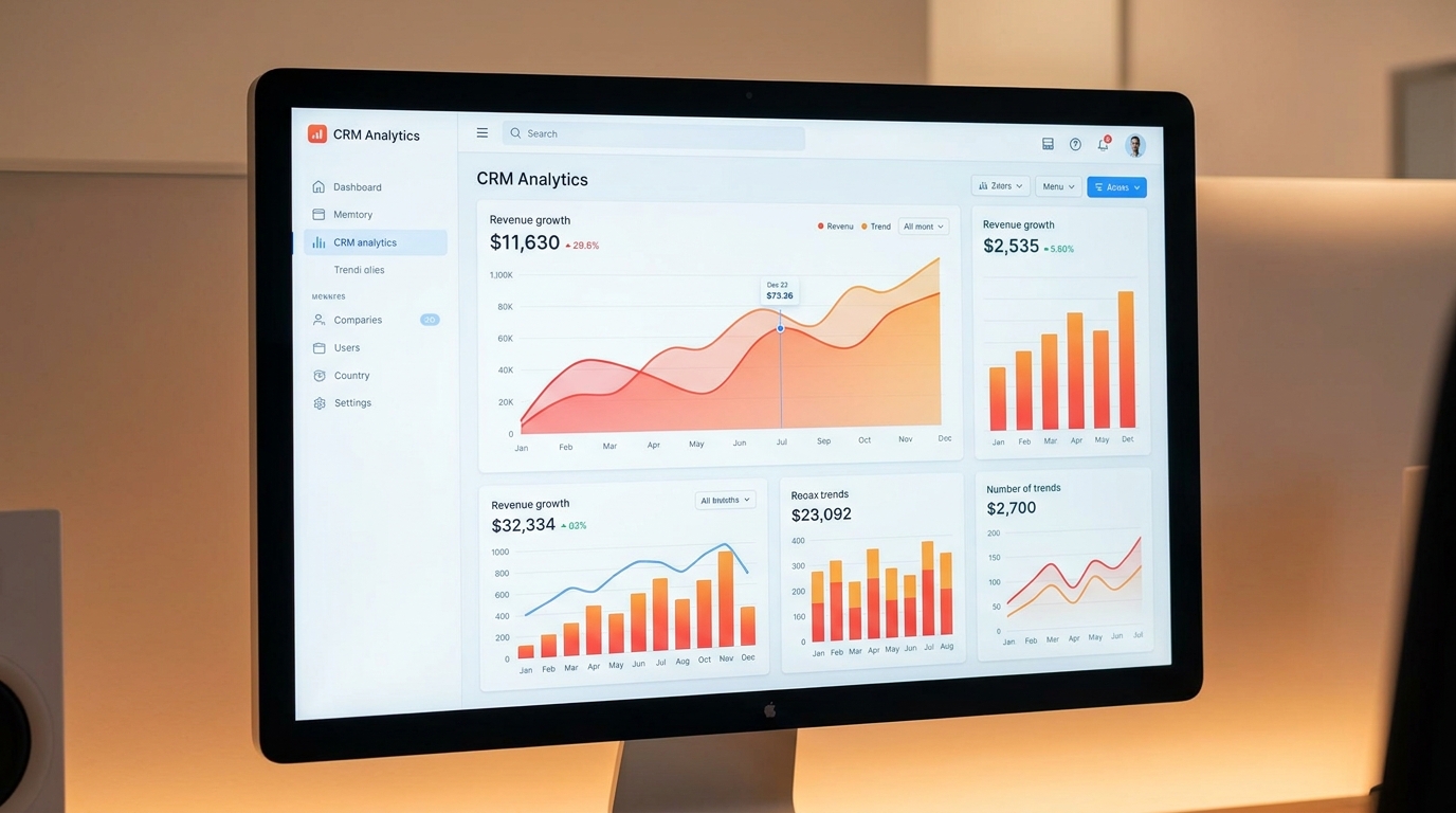 Quản lý sale Việt Nam trình bày dashboard KPI trên màn hình lớn trong buổi họp sáng
