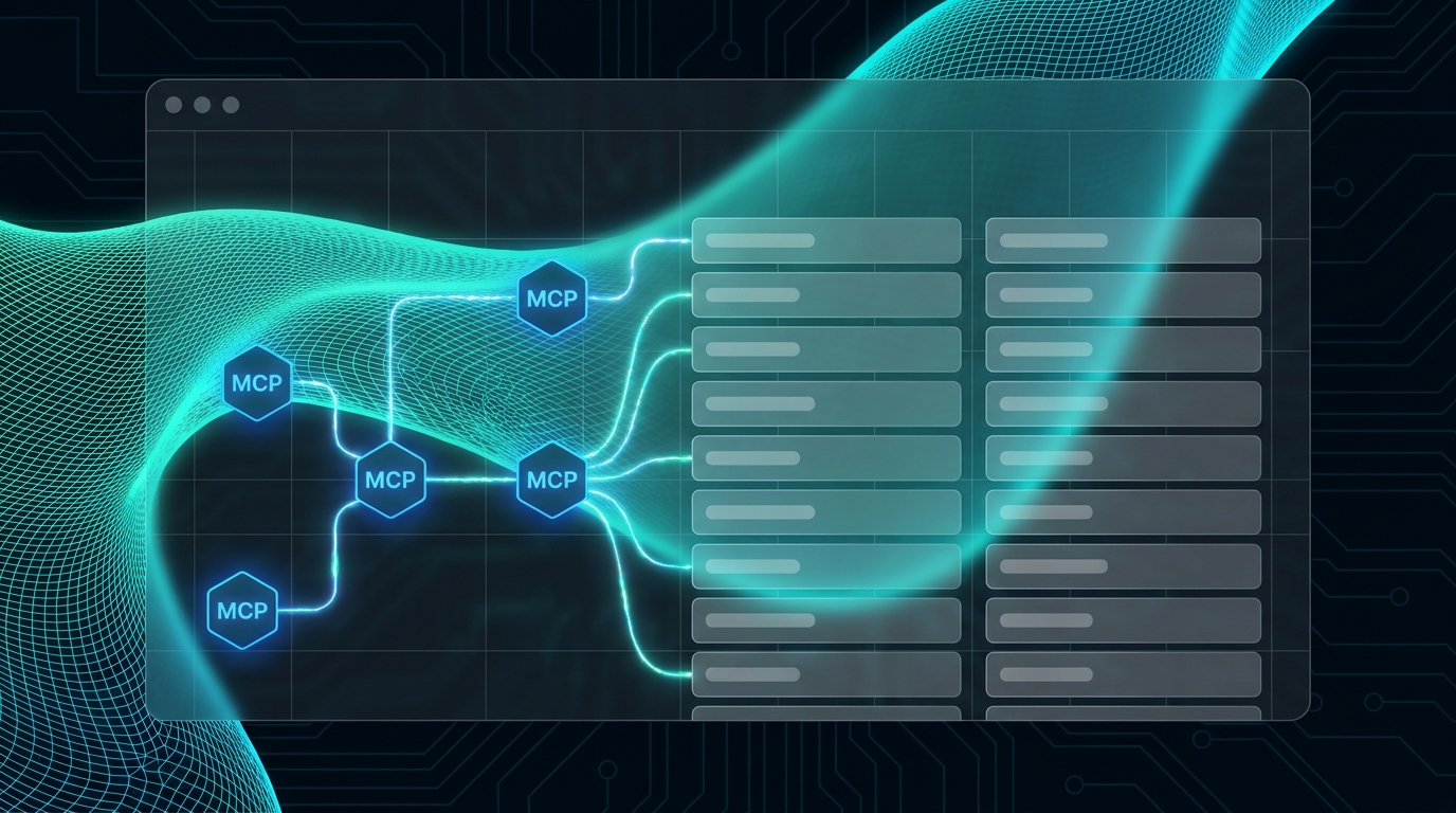 Notion database table với MCP node CRUD operation read write search aqua teal