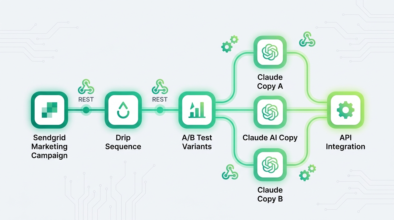 Sendgrid marketing campaign automation với Claude