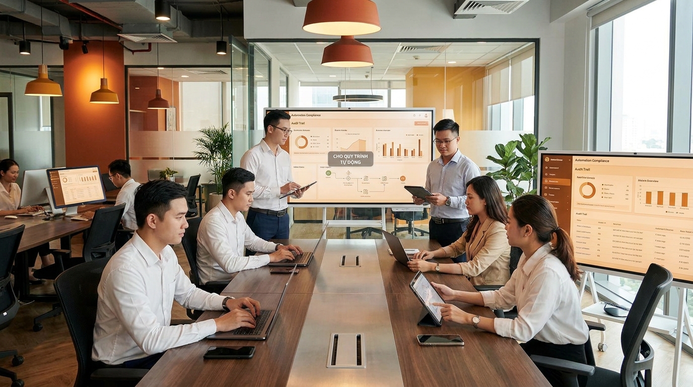 làm sao gắn owner và approval vào workflow? cho SME
