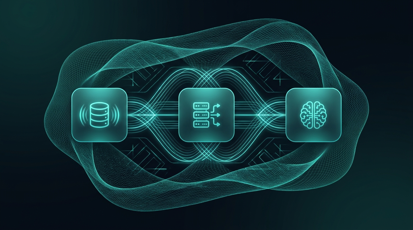 Workflow automation diagram với Airtable MCP server và Claude AI nodes aqua teal