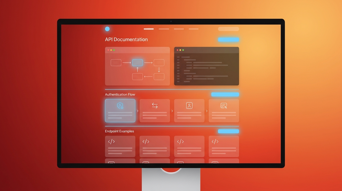 Developer Việt Nam tích hợp ZaloCRM API với hệ thống ERP trên laptop, sơ đồ kiến trúc hệ thống trên màn hình