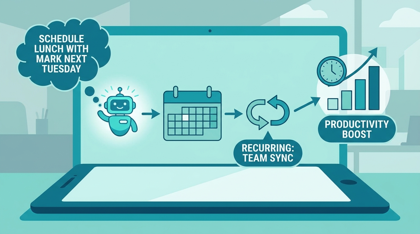 AI scheduling workflow tự nhiên ngôn ngữ
