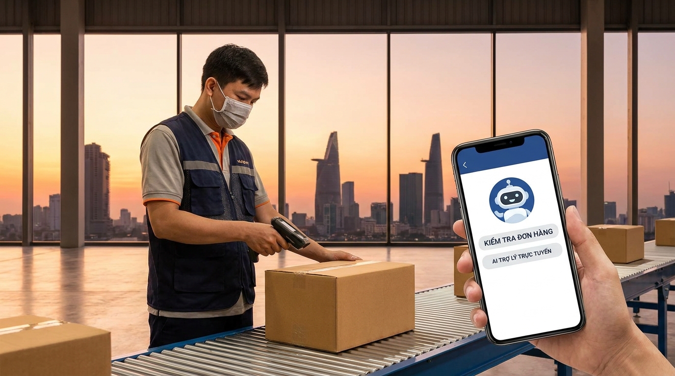 Ops manager logistics Việt Nam dùng Claude AI tra cứu trạng thái đơn hàng đa kênh Zalo Facebook