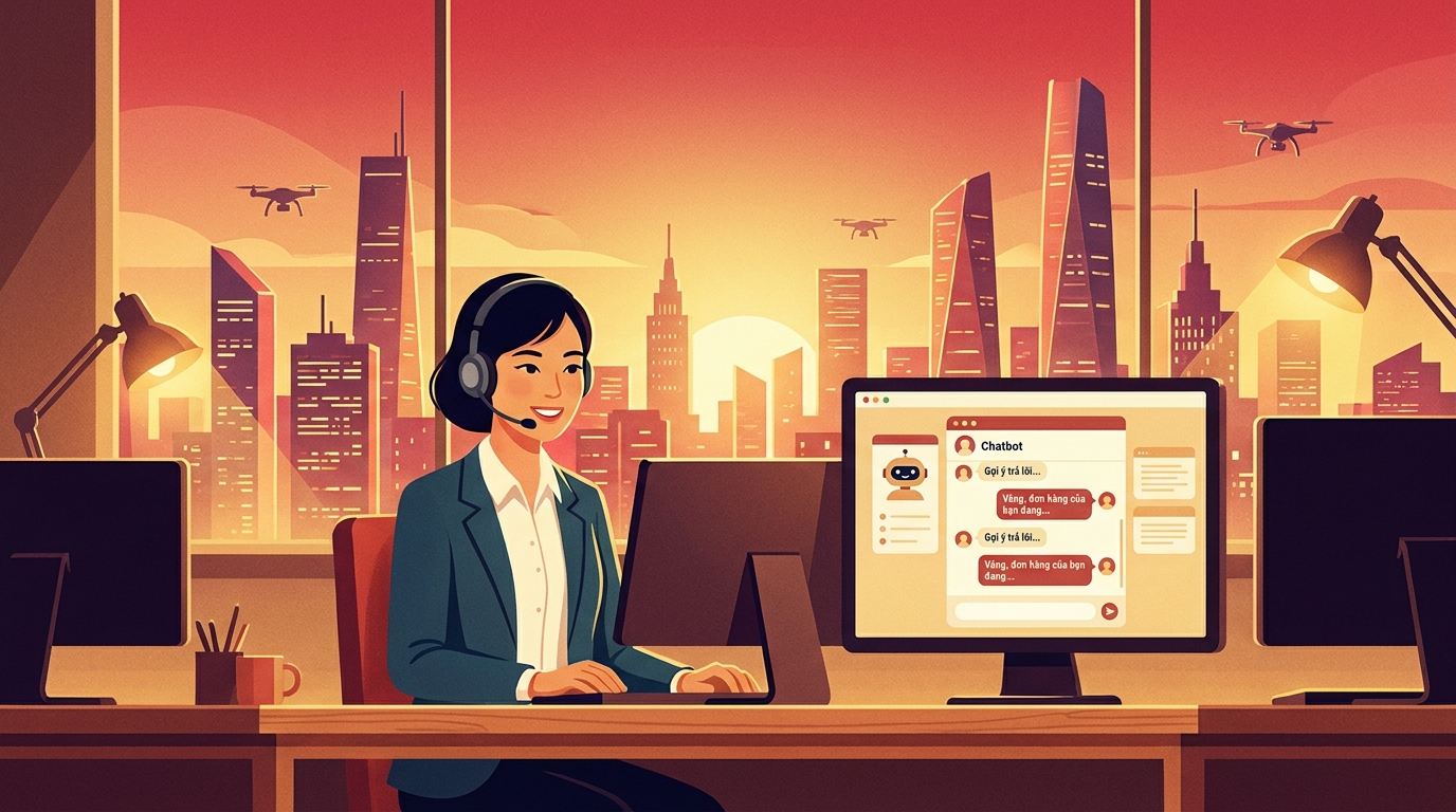 Mô hình chatbot Claude tra cứu đơn GHN GHTK qua Zalo Facebook và website tiếng Việt