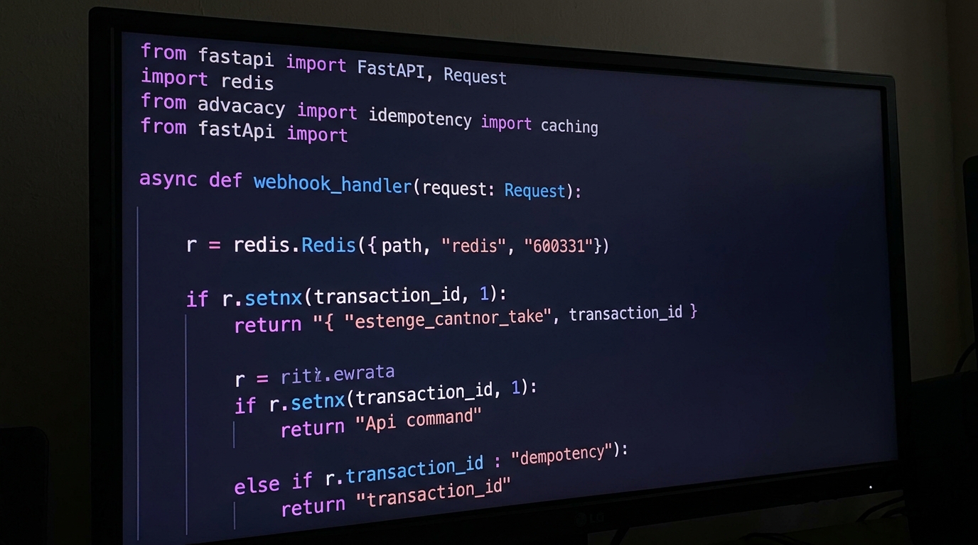 FastAPI Redis idempotency