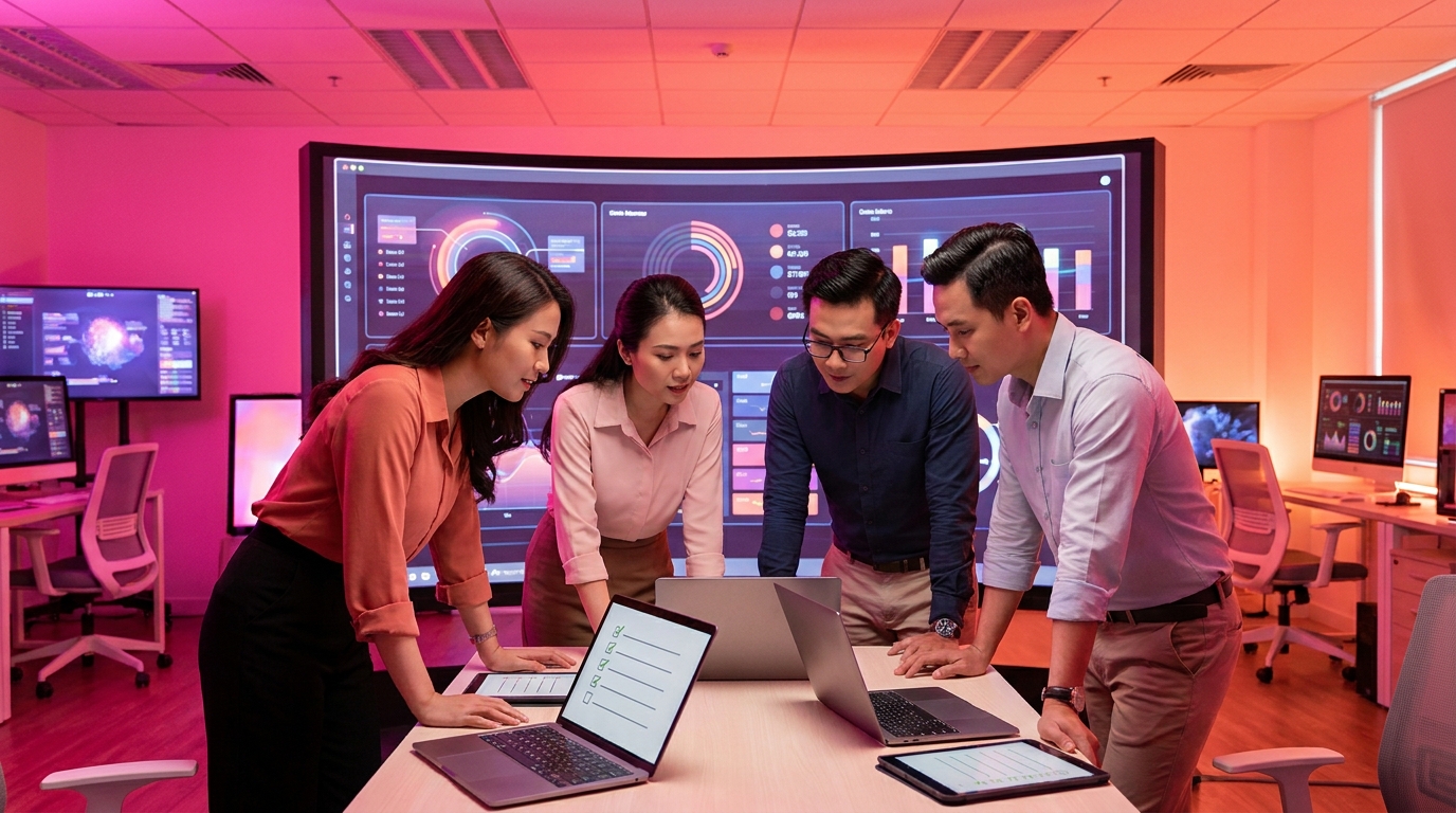 Minh họa lộ trình 90 ngày nên triển khai thế nào? trong AI marketing