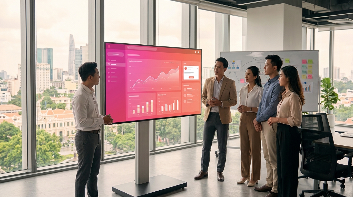Ảnh hero về Case Study: SaaS Việt Tăng MRR Với Marketing Auto cho SME Việt