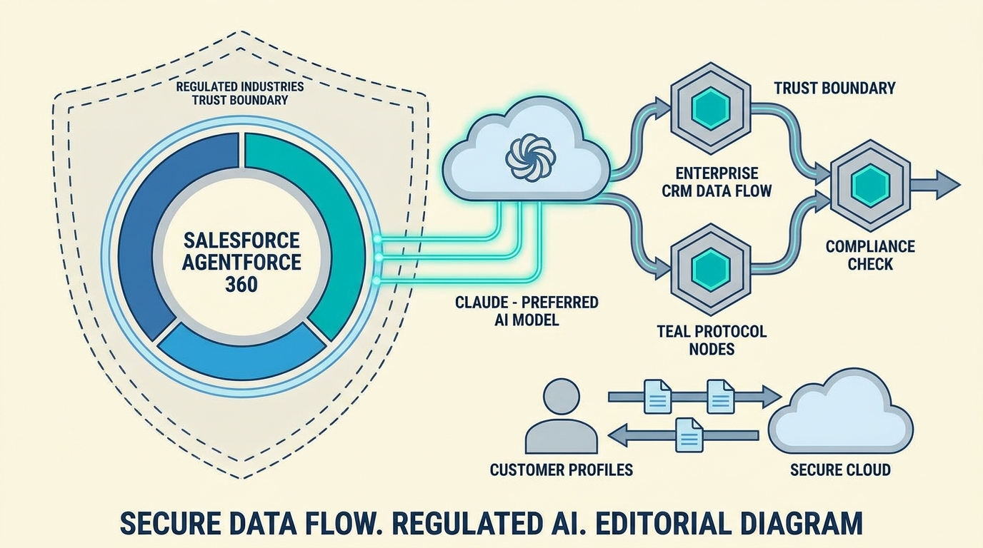 Salesforce Agentforce 360 Claude preferred model