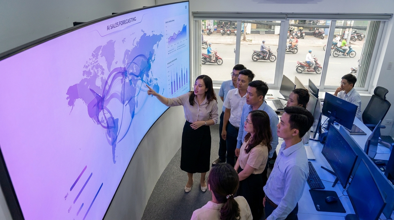 Minh họa ai cho sale forecasting cho SME Việt trong quy trình vận hành 2026