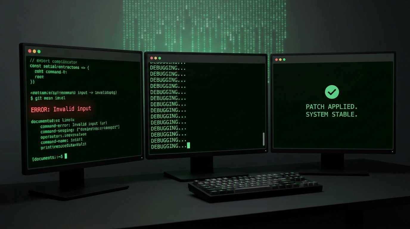 Vòng lặp auto-fix: detect → analyze → patch → verify