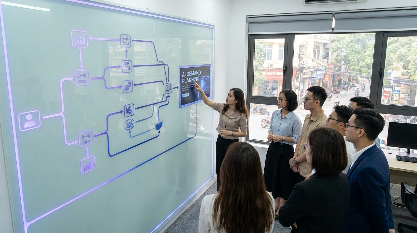 Minh họa ai cho demand planning cho SME Việt trong quy trình vận hành 2026