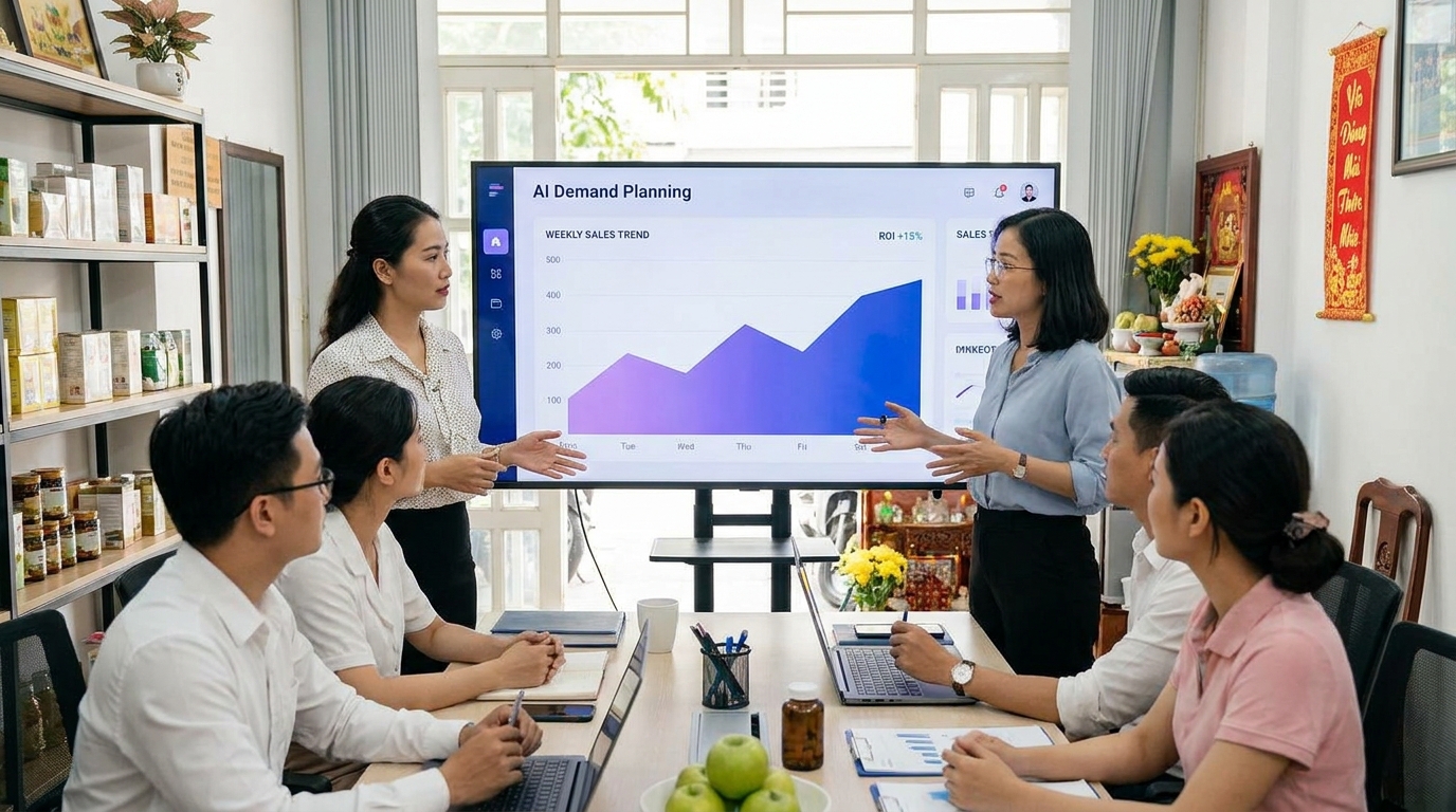 Minh họa ai cho demand planning cho SME Việt trong quy trình vận hành 2026