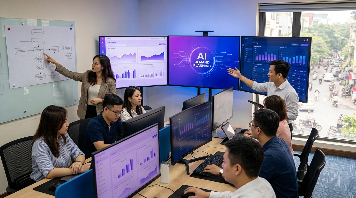 Minh họa ai cho demand planning cho SME Việt trong quy trình vận hành 2026